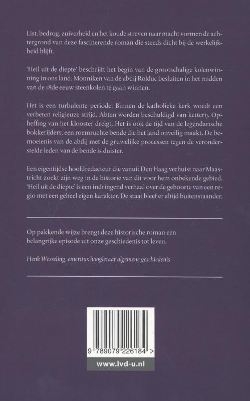 Achterkant van Heil uit de diepte