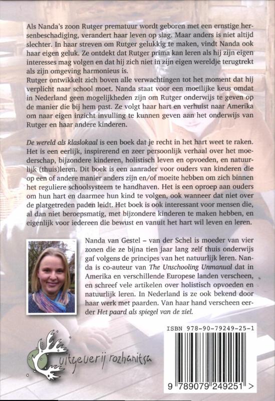 Achterkant van De wereld als klaslokaal