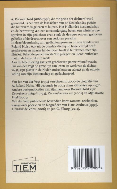 Achterkant van A. Roland Holst: een dichter aan zee