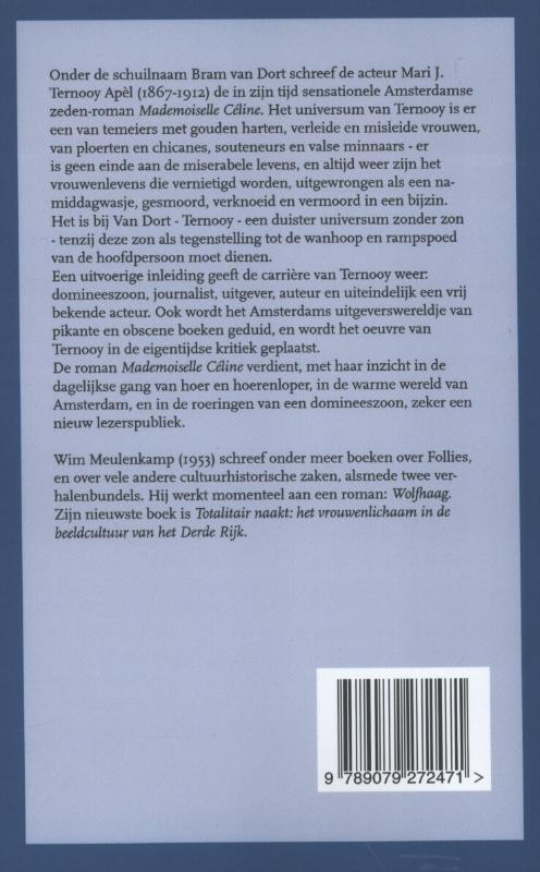 Achterkant van Mademoiselle Celine
