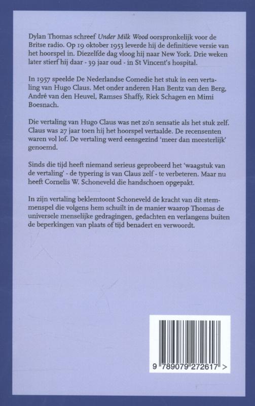 Achterkant van Onder het melkwoud