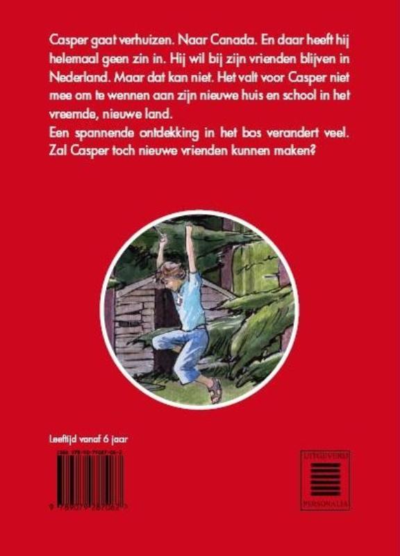 Achterkant van Cowboy Casper