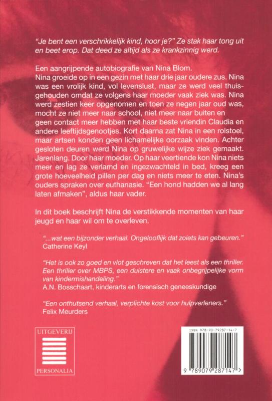 Achterkant van Je bent een verschrikkelijk kind