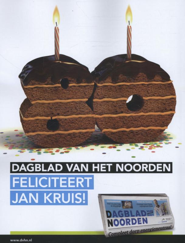 Achterkant van Jan Kruis Glossy