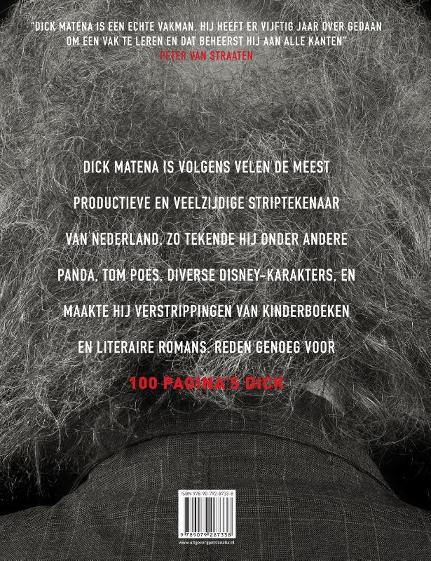 Achterkant van 100 pagina's Dick