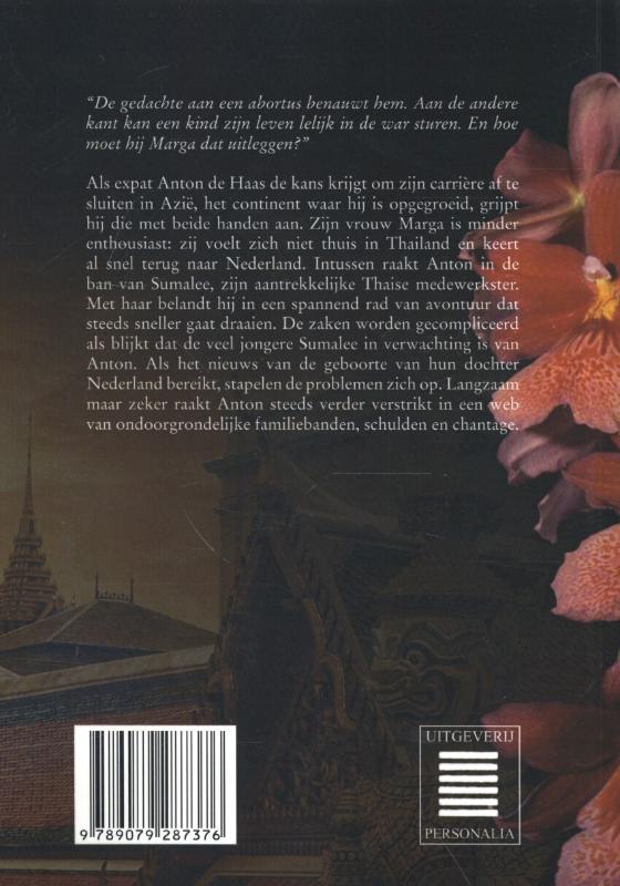 Achterkant van Bestemming Bangkok