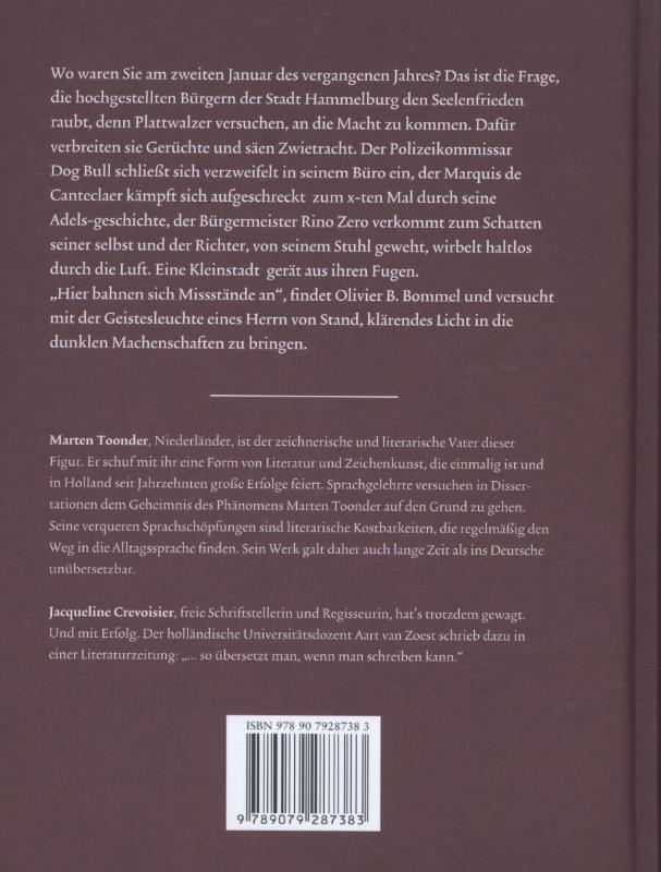 Achterkant van Plattwalzer
