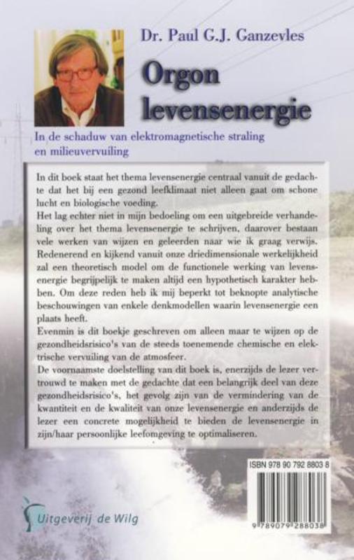 Achterkant van Orgon Levensenergie