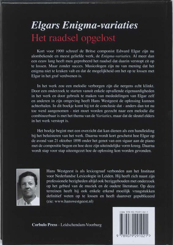 Achterkant van Het raadsel opgelost