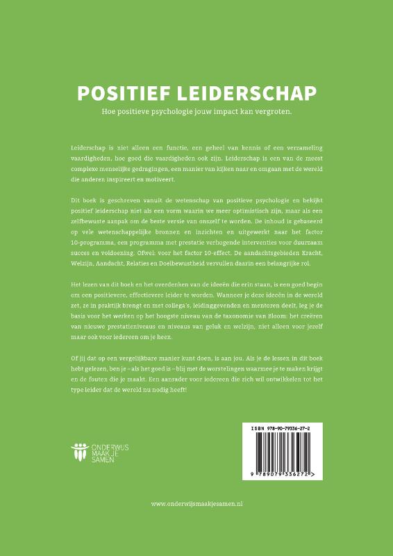 Achterkant van Positief leiderschap