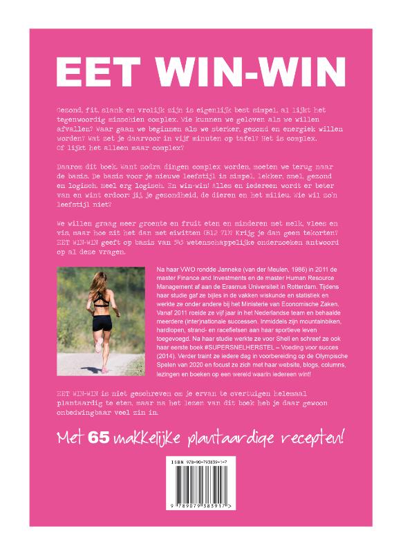 Achterkant van Eet Win-Win