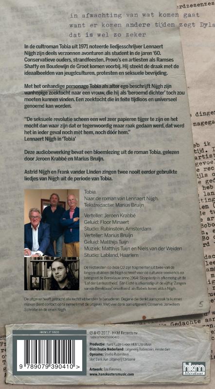 Achterkant van Tobia