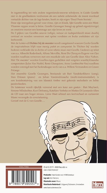 Achterkant van Dichter bij de meester