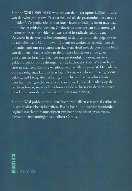 Achterkant van De waarheid als roeping