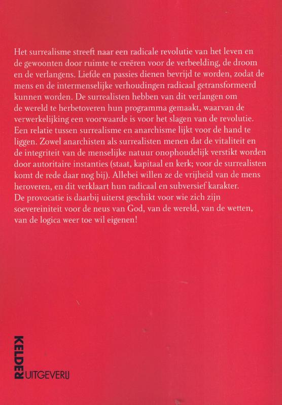 Achterkant van DE ANARCHISTISCHE GEEST VAN HET SURREALISME