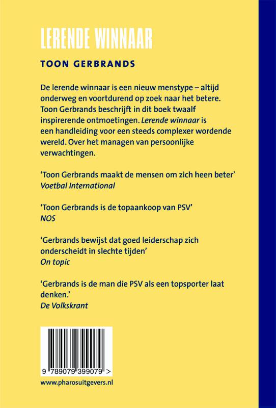 Achterkant van De lerende winnaar