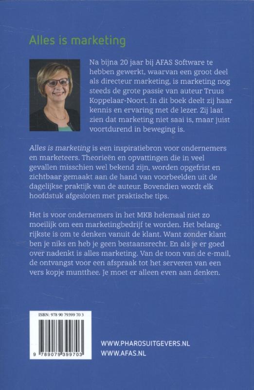Achterkant van Alles is Marketing