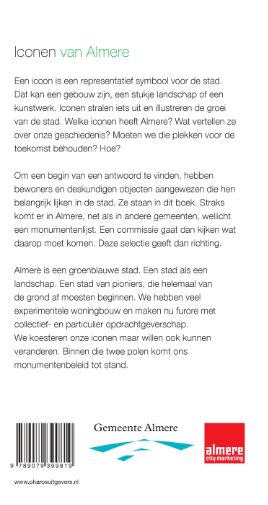 Achterkant van Iconen van Almere
