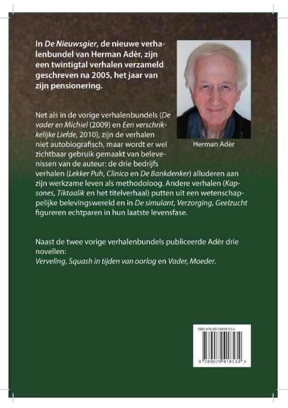 Achterkant van De nieuwsgier