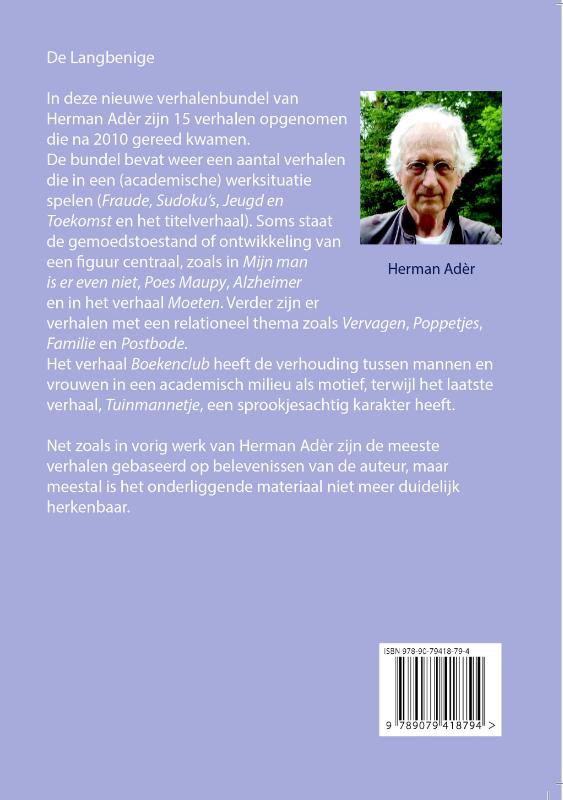 Achterkant van De Langbenige