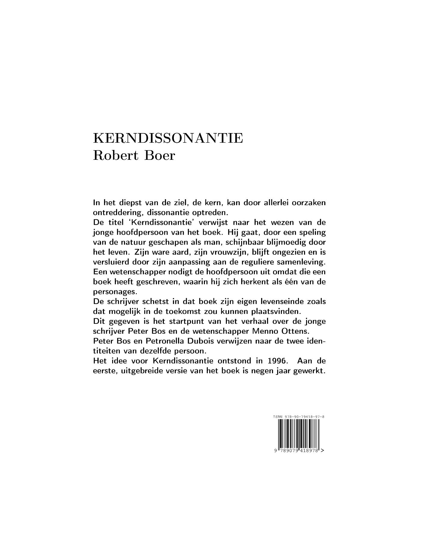 Achterkant van Kerndissonantie
