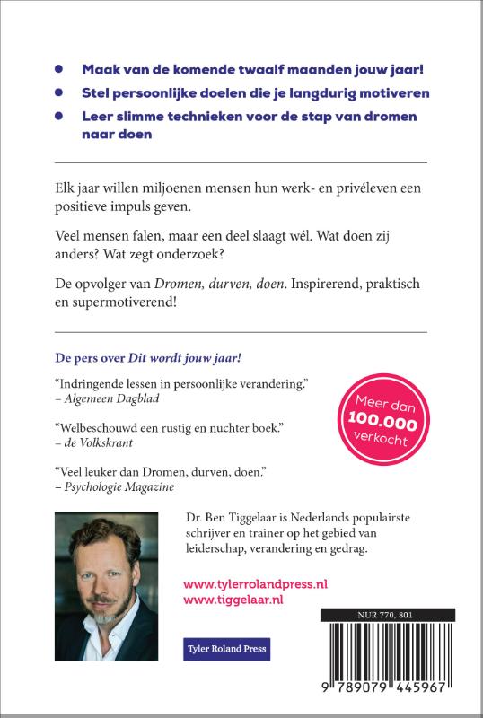 Achterkant van Dit wordt jouw jaar!