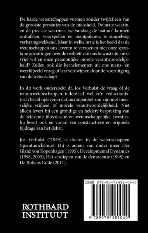Achterkant van Het Verschijnsel Vrijheid