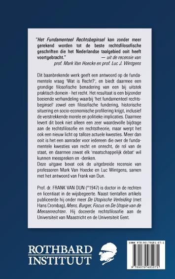 Achterkant van Het fundamenteel rechtsbeginsel