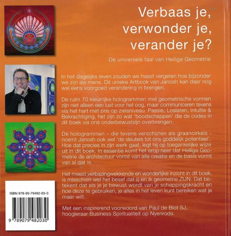 Achterkant van Verbaas je, verwonder je, verander je?
