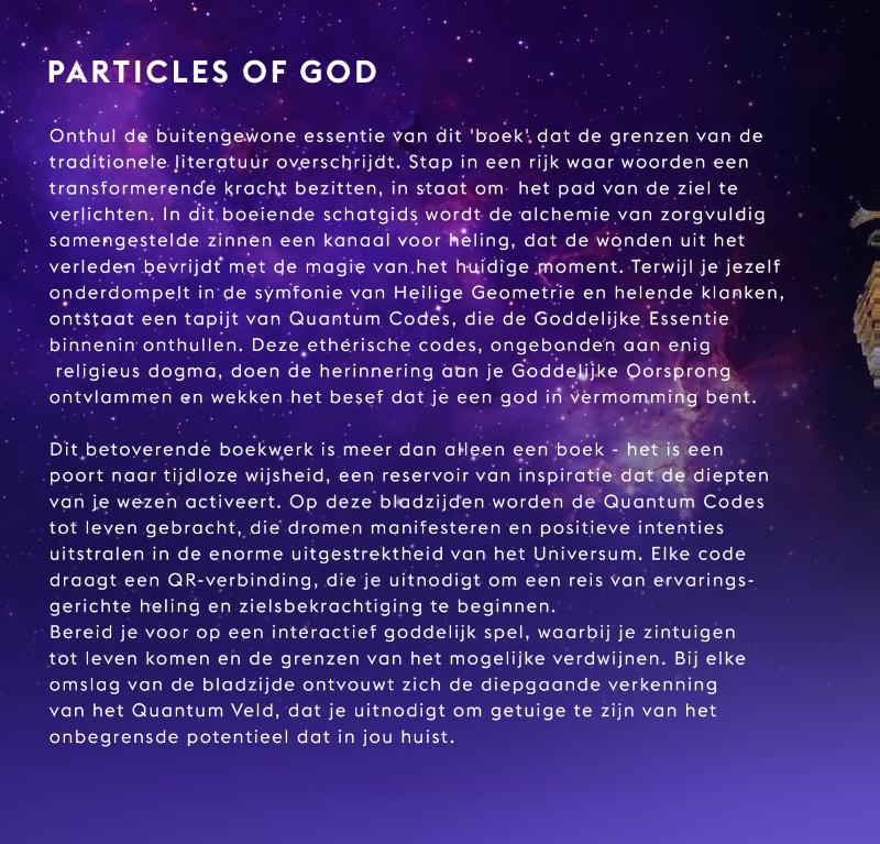 Achterkant van Particles of God