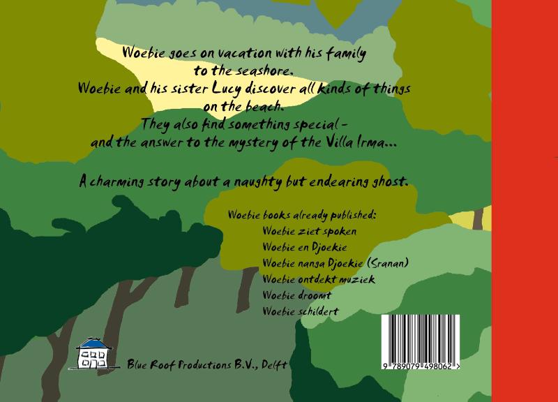 Achterkant van Woebie and the ghost