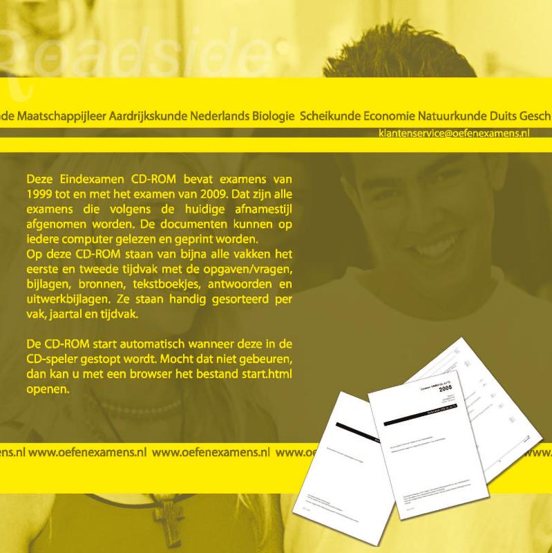 Achterkant van VMBO GL/TL 2010