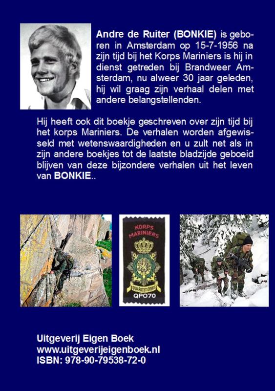 Achterkant van Bonkie eens een marinier altijd een marinier