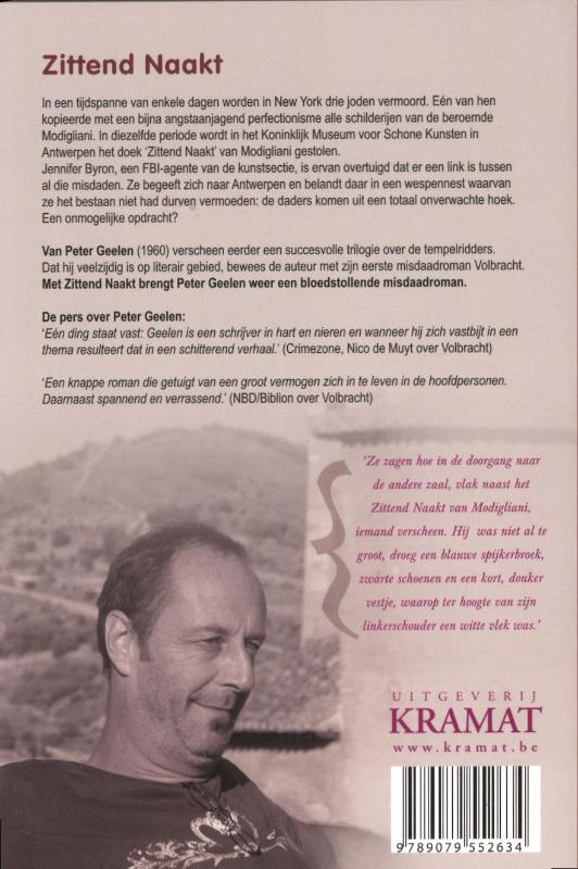 Achterkant van Zittend Naakt