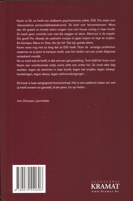 Achterkant van Oorlog in mijn hoofd