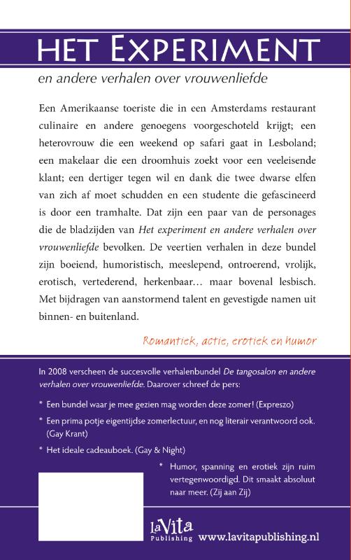 Achterkant van Het experiment