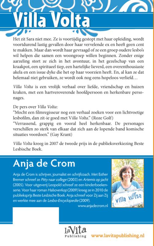 Achterkant van Villa Volta