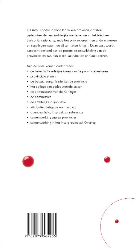 Achterkant van Provincie Info 2011