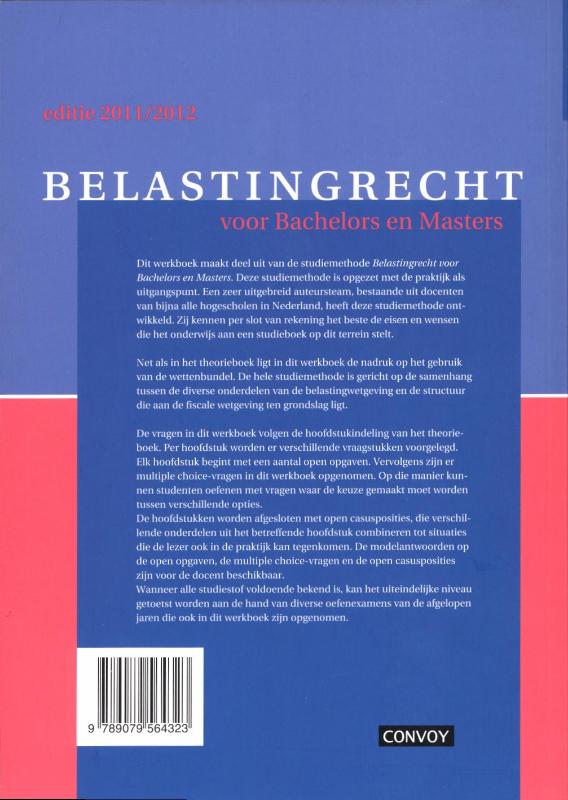 Achterkant van Werkboek