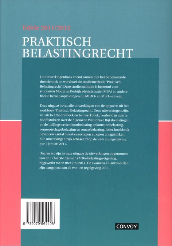 Achterkant van Uitwerkingen