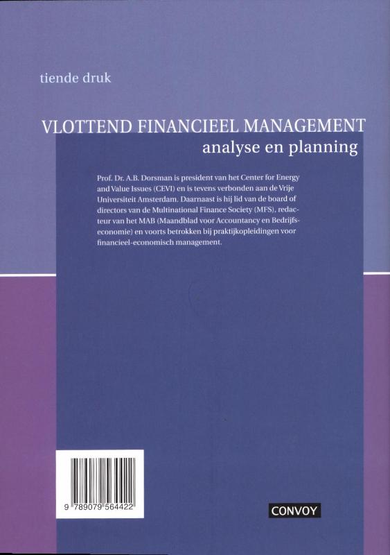 Achterkant van Vlottend Financieel Management