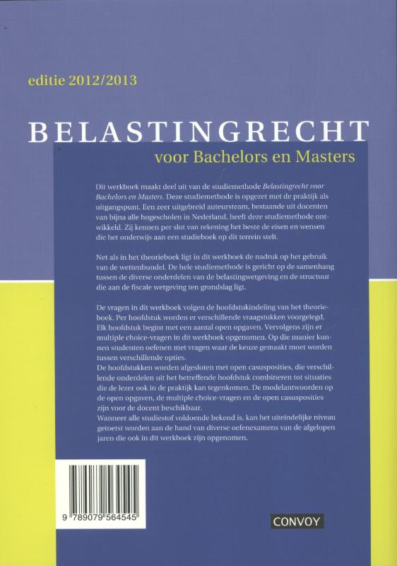 Achterkant van Werkboek