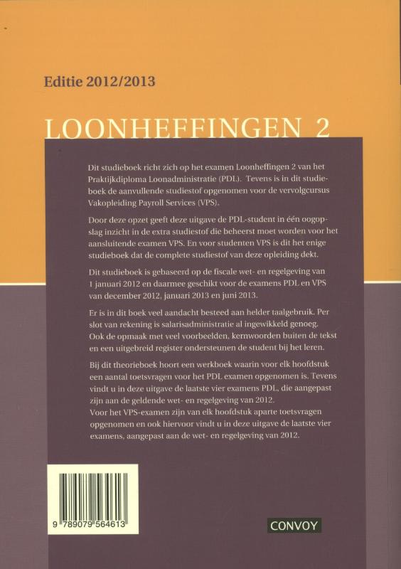 Achterkant van 2 2012/2013