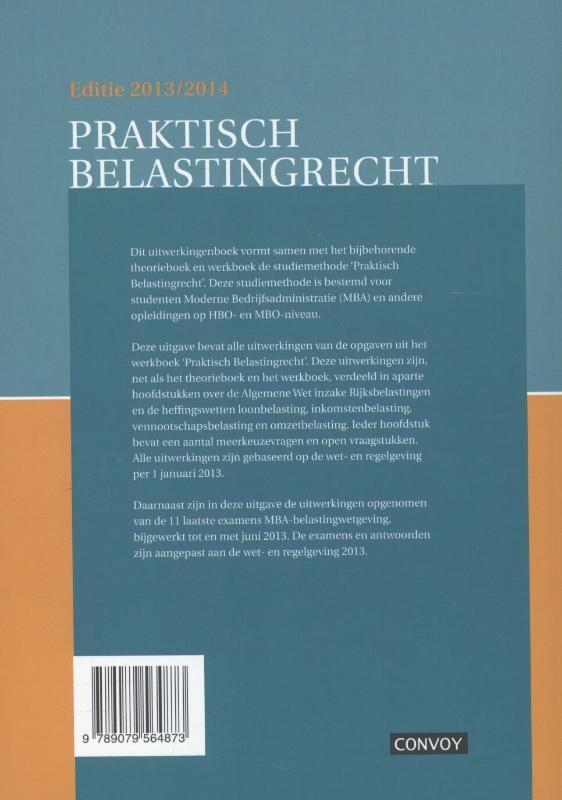 Achterkant van Uitwerkingen