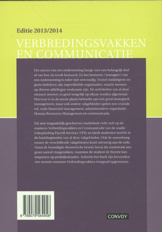 Achterkant van editie 2013/2014