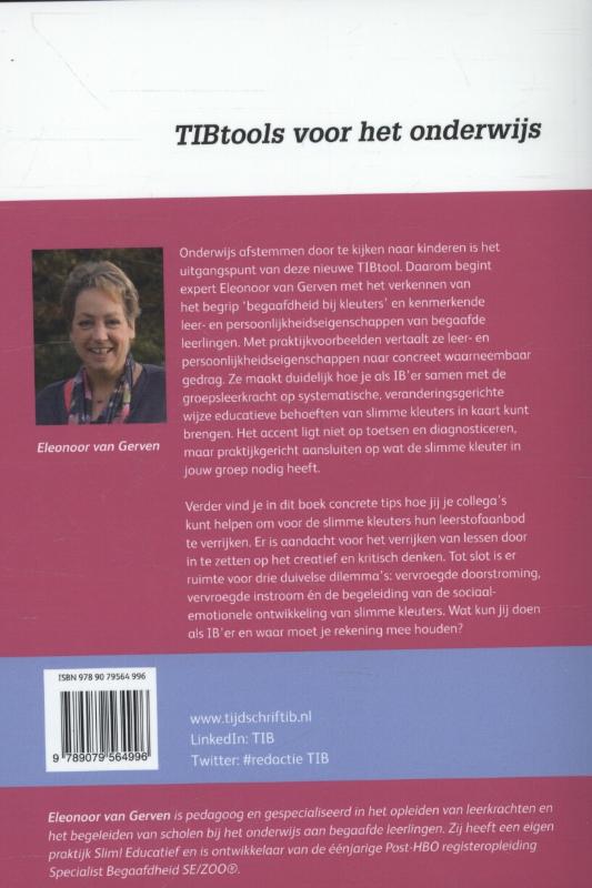 Achterkant van Aan de slag met slimme kleuters