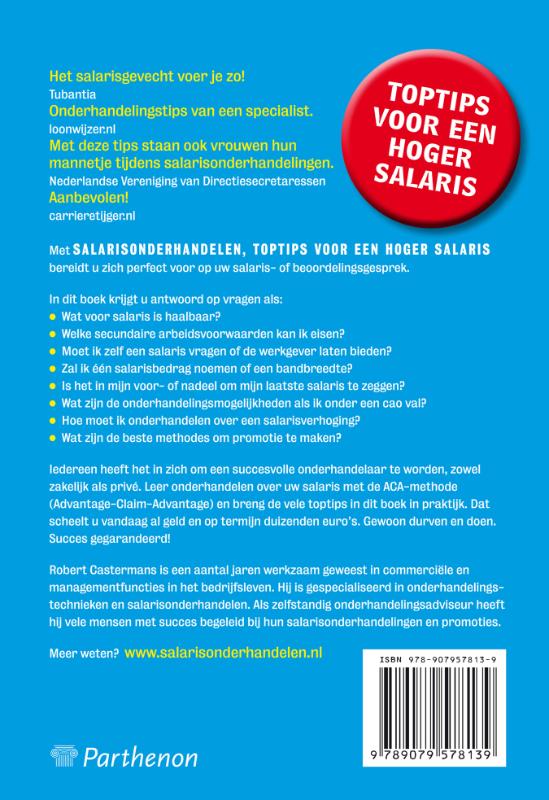 Achterkant van Salarisonderhandelen