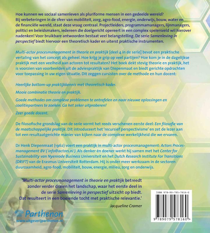 Achterkant van Multi-actor procesmanagement in theorie en praktijk