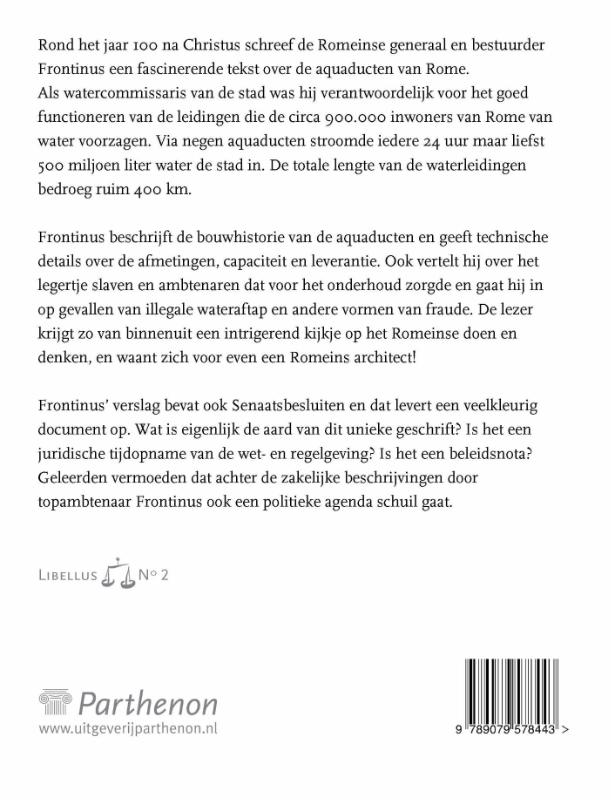 Achterkant van Aquaducten van Rome
