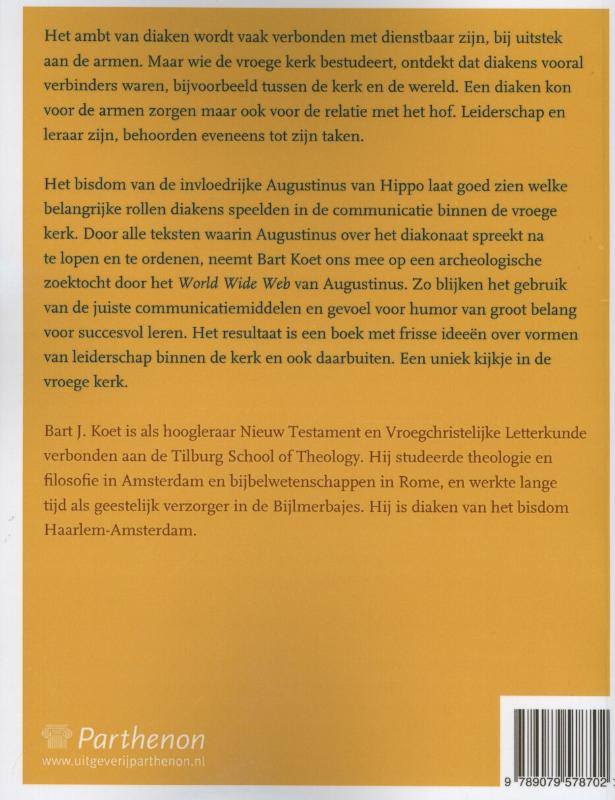 Achterkant van Augustinus over diakens
